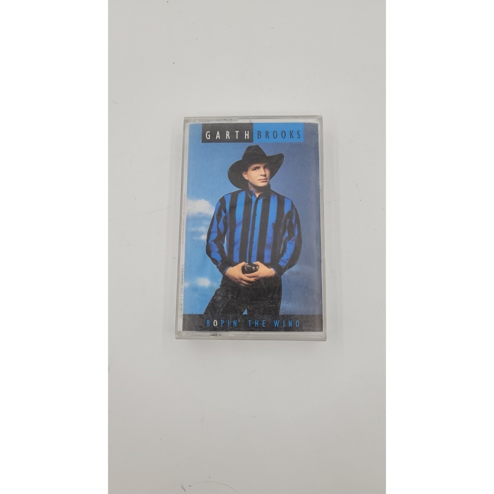 VTG Garth Brooks Ropin' The Wind 1991 Audio Cassette Tape Liberty